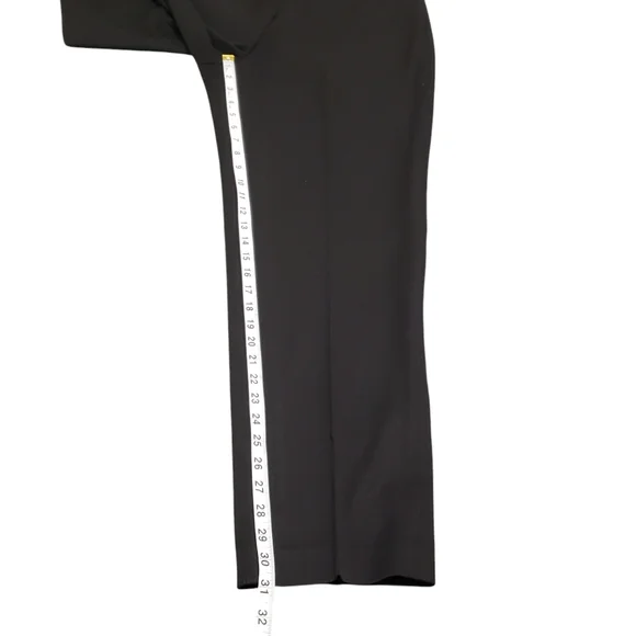Talbots Womens Stretch Black Flat Front Career Trouser Dress Pants Sz 14 - Picture 11 of 12